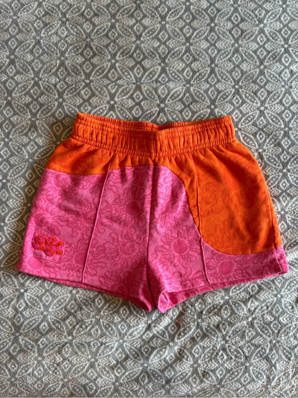 Nike Sportswear Two-Tone Patterned Project Uphoria Fleece Shorts Medium